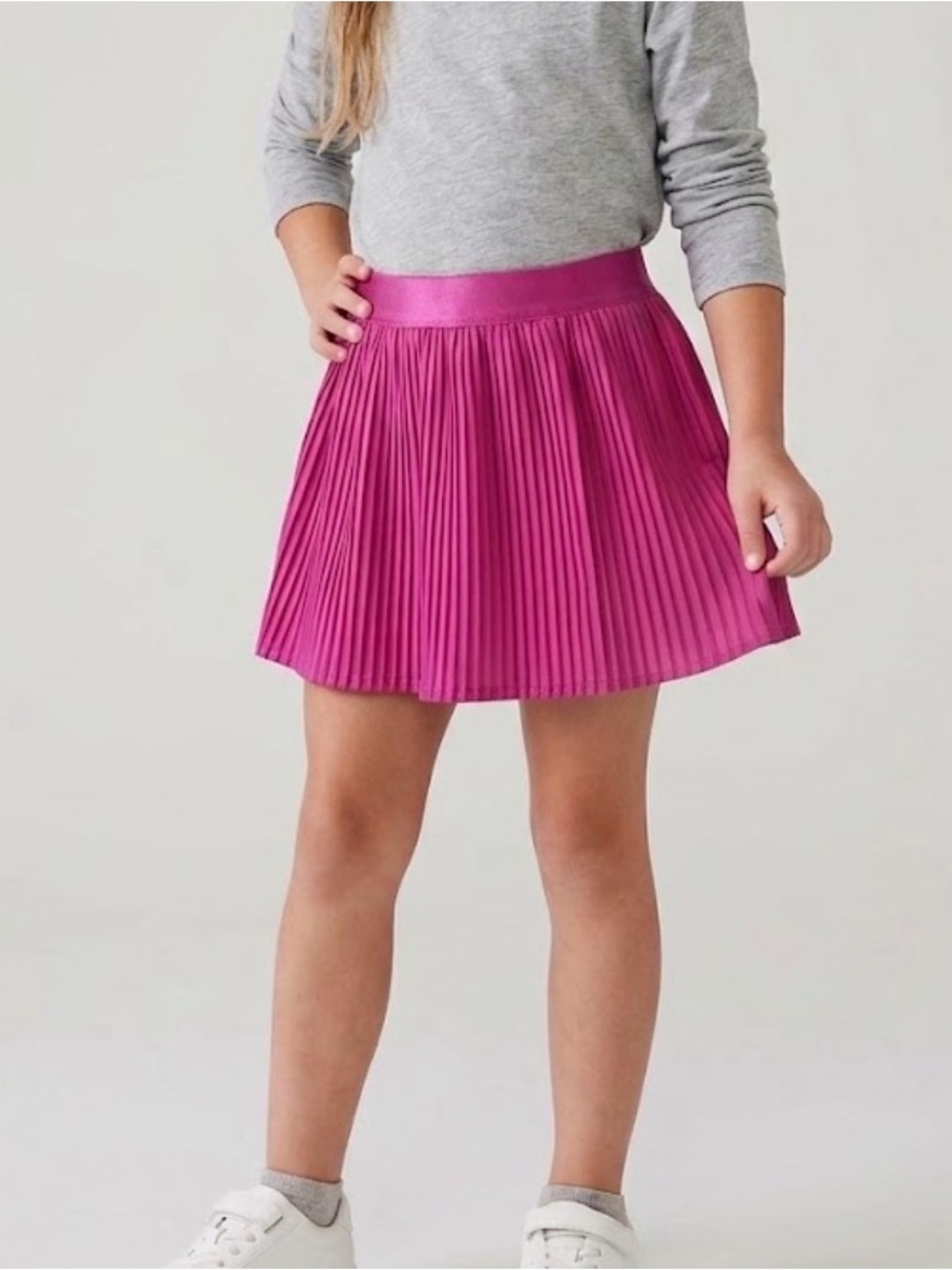 All in MotionPleated Magenta Skort